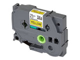 BROTHER P-TOUCH TZE-641 noir sur jaune  18mm