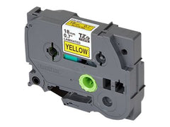 BROTHER P-TOUCH TZE-641 noir sur jaune  18mm