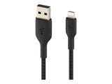 BELKIN BOOST CHARGE USB-A to Lightning Cable Braided 3M Black