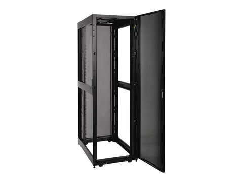 EATON TRIPPLITE 42U SmartRack Extra-Deep Server Rack 48p 1219mm Depth Doors & Side Panels Included