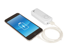 URBAN FACTORY Batterie externe Emergency Battery - 4400 mAh  - Blanc  -  Blister 1 câble