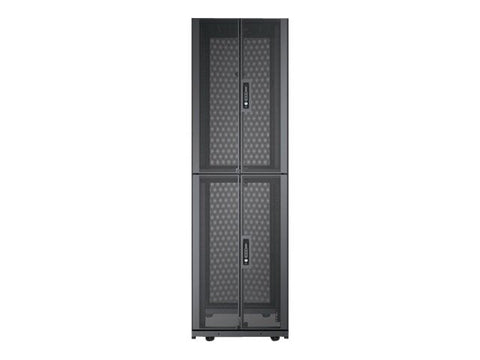 APC NetShelter SX Colocation 2 x 20U 600mm Wide x 1070mm Deep Enclosure with Sides Black
