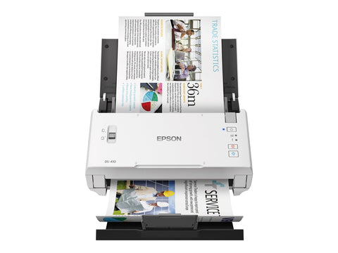 EPSON WorkForce DS-410 Document scanner Contact Image Sensor CIS Duplex A4 600x600dpi 26ppm ADF 50sheets 3000scans/d USB 2.0