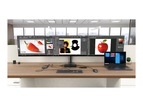 I-TEC USB 3.0/USB-C/Thunderbolt 3x 4K Docking Station 3xHDMI 2xDP GLAN 2xUSB-C 2xUSB 3.0 3.5mm Combo Audio/Mic PD 100W