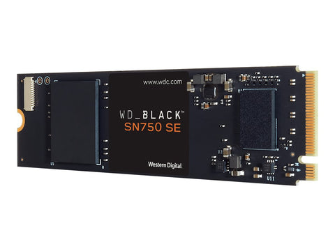 WD Black SSD SN750 SE Gaming NVMe 1To PCIe Gen4 compatible with PCIe Gen3 M.2 High-Performance NVMe SSD internal single-packed