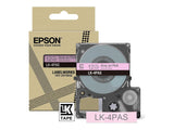 EPSON Colour Tape Pink/Grey 12mm 8m LK-4PAS