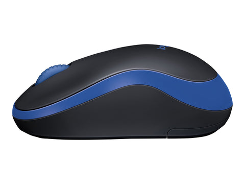 LOGITECH M185 Mouse optical wireless 2.4 GHz USB wireless receiver blue