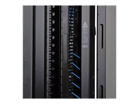 EATON TRIPPLITE 42U SmartRack Wide Standard-Depth Rack Enclosure Cabinet with Doors and Side Panels