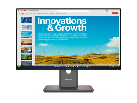 LENOVO ThinkVision P24QD-40 23.8p 2560x1440 IPS 120Hz USB-C docking 140W Daisy Chain KVM/eKVM Factory calibrated panel Mirror