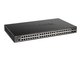 D-LINK 52-Port Smart Managed PoE+ Gigabit Switch 4x 10G dlink green 3.0 48x 10/100/1000Mbit/s TP RJ-45 Port 4x 10Gbit/s Fiber SFP+