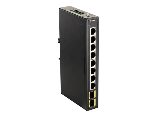 D-LINK Industrial Gigabit Unmanaged Switch 8 Ports Gigabit + 2 Ports SFP