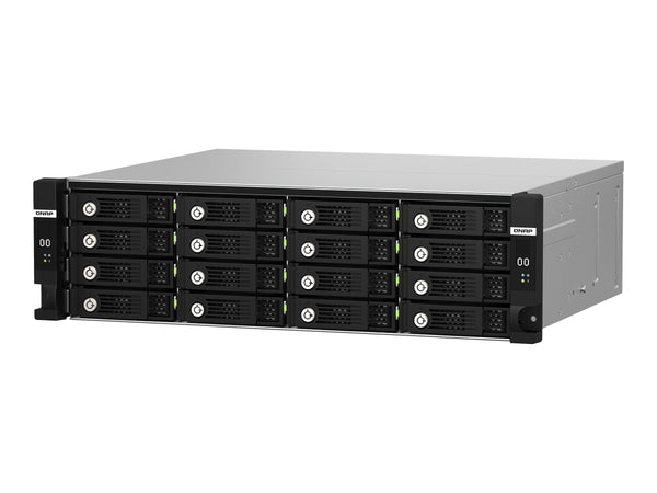 QNAP TL-R1620Sdc 16-bay 3U rackmount SAS 12Gbps JBOD expansion enclosure with SAS expander 12Gbps SAS/SATA 6Gbps drives