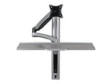 EATON TRIPPLITE Adjustable-Height Wall-Mount Sit-Stand Workstation Single-Display