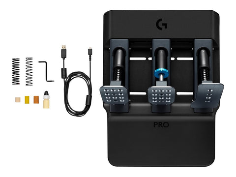 LOGITECH G Pro Racing Pedals Pedals wired for PC Microsoft Xbox One Sony PlayStation 4 Sony PlayStation 5 Microsoft Xbox Series S