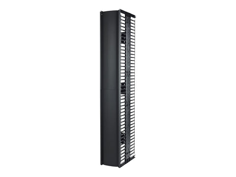APC ValueLine Vertical Cable Manag 2 and 4 Post Racks 84p H X 12inch W Double-Sided with Doors