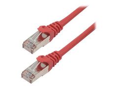 MCL CAT6A S/FTP LSZH Patch cable - 2m Red