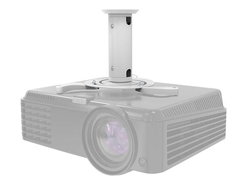 NEOMOUNTS BEAMER-C80WHITE Support de plafond pour vidéoprojecteur - h 13-20 cm - orientable