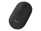 TRUST Souris sans fil PUCK Ultra-plate rechargeable - Noire