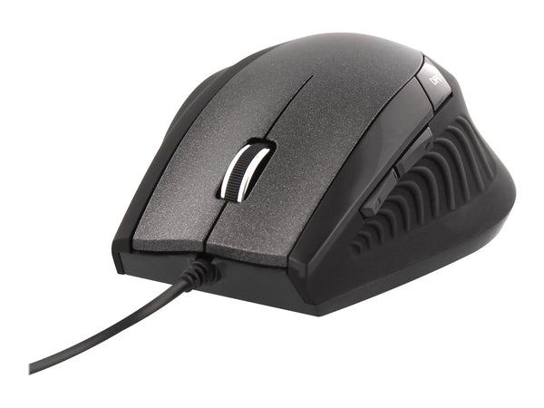 TNB ERGO Line Wired Ergonomic Mouse Black Optimized Design For Comfortable Use