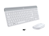 LOGITECH Slim Wireless Keyboard and Mouse Combo MK470 OFFWHITE (FR)