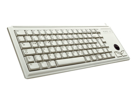 CHERRY Compact corded Trackball Keyboard PS/2 grey (DE)