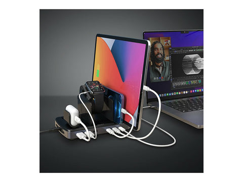 LINDY 160W 6 Port USB Charging Station