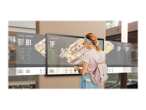 SAMSUNG QM55B-T 55p Wide 16:9 All-in-one Capacitive Touch 400nits 2x10W speakers HDMI USB WiFi VESA