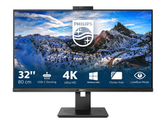 PHILIPS 329P1H/00 4K(UHD), 31.5, IPS, Webcam, 60Hz, 4ms, Adaptive Sync, Docking USB-C, USB-C Port, DP, HDMI, Height adj. Speaker