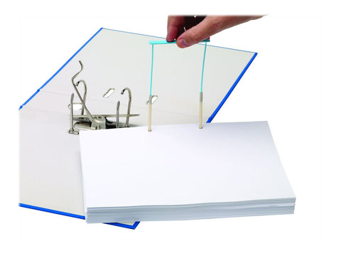 FELLOWES Biding Clip Sky Blue Pack Of 20