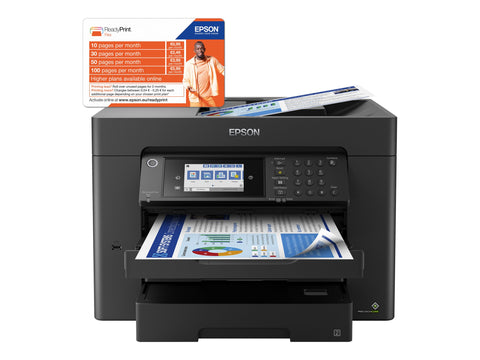 EPSON WorkForce WF-7840DTWF MFP colour ink-jet A3 297x420mm A3 25ppm print 550 sheets USB 2.0 LAN Wi-Fi USB host
