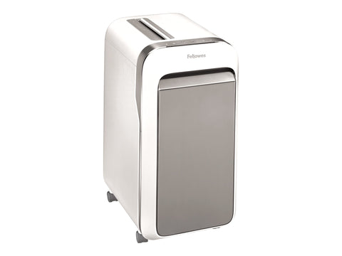 FELLOWES DESTRUCTEUR MICROSHRED LX221 BLANC COUPE MICROPARTICULES 230V EU/UK