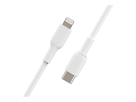 BELKIN BOOST CHARGE USB-C to Lightning Cable PVC 1M White