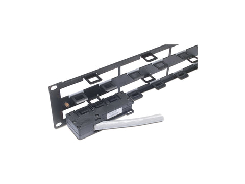 APC Data Distribution Cable 2U Panel Holds 8 each Data Distribution Cables for a Total of 48 Ports