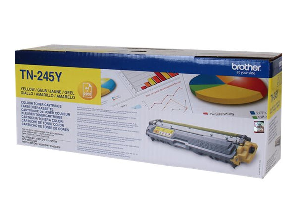 BROTHER TN245Y HL-3140CW/3150CDW/3170CDW toner jaune haute capacité 2.200 pages pack de 1