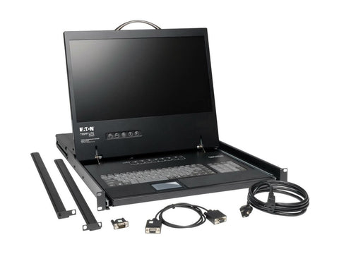 EATON TRIPPLITE NetController 16-Port 1U Rack-Mount Console KVM Switch with 19p LCD
