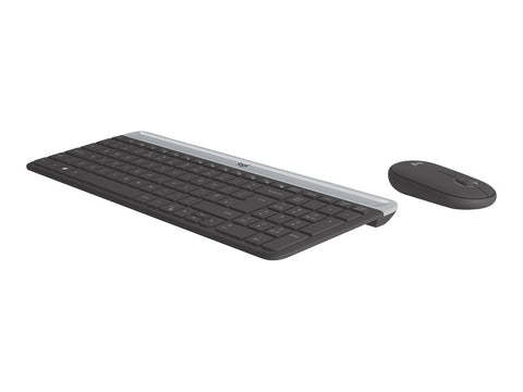LOGITECH Slim Wireless Keyboard and Mouse Combo MK470 - GRAPHITE - FRA - CENTRAL