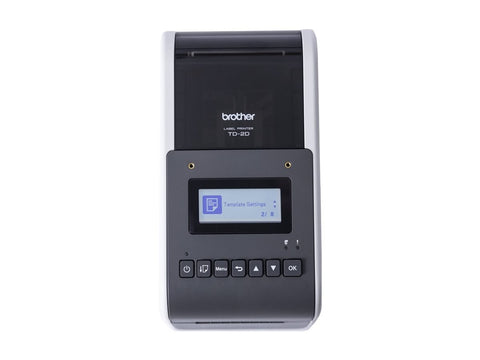 BROTHER 2p label printer USB connection 300dpi Ethernet Possible battery LCD screen Bluetooth Wi-Fi