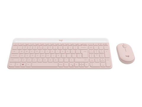 LOGITECH MK470 Slim Combo - ROSE - (FRA) - CENTRAL-419