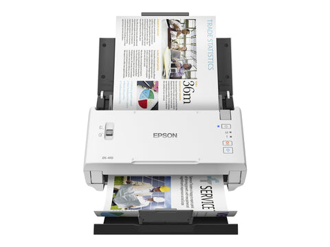 EPSON WorkForce DS-410 Document scanner Contact Image Sensor CIS Duplex A4 600x600dpi 26ppm ADF 50sheets 3000scans/d USB 2.0