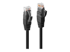 LINDY UTP Cat.6 Cable Black 10m LSOH incl. Testprotocol