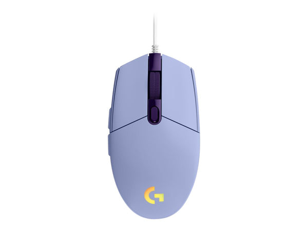 LOGITECH Gaming Mouse G203 LIGHTSYNC Mouse optical 6 buttons wired USB lilac for Komplett Epic Gaming PC a125