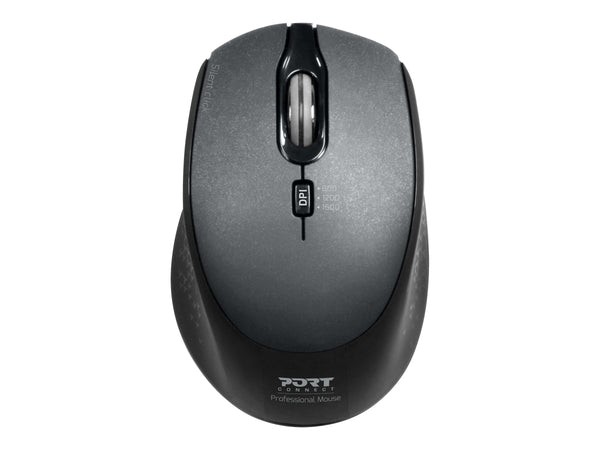 PORT DESIGNS Mouse Office Pro Silent Wireless - Black