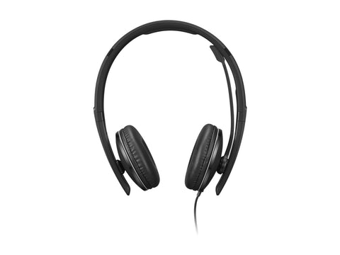 LENOVO - Gen 2 - Micro-casque - sur-oreille - filaire - USB-C - noir - Certifié pour Microsoft Teams