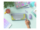 LOGITECH POP Keys Wireless Mechanical Keyboard With Emoji Keys - DayDream Mint Central (FR)
