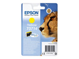 EPSON 1LB T0714 ink cartridge yellow standard capacity 5.5ml 1-pack blister without alarm