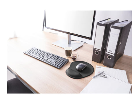 TRUST Tapis de souris ergonomique BIGFOOT - noir