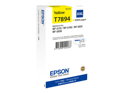 EPSON 1LB T7894 ink cartridge yellow extra high capacity 4.000 pages 1-pack