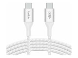 BELKIN Boost Charge 240w USB-C to USB-C Cable 2M White