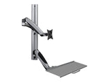 EATON TRIPPLITE Adjustable-Height Wall-Mount Sit-Stand Workstation Single-Display