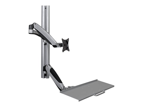 EATON TRIPPLITE Adjustable-Height Wall-Mount Sit-Stand Workstation Single-Display